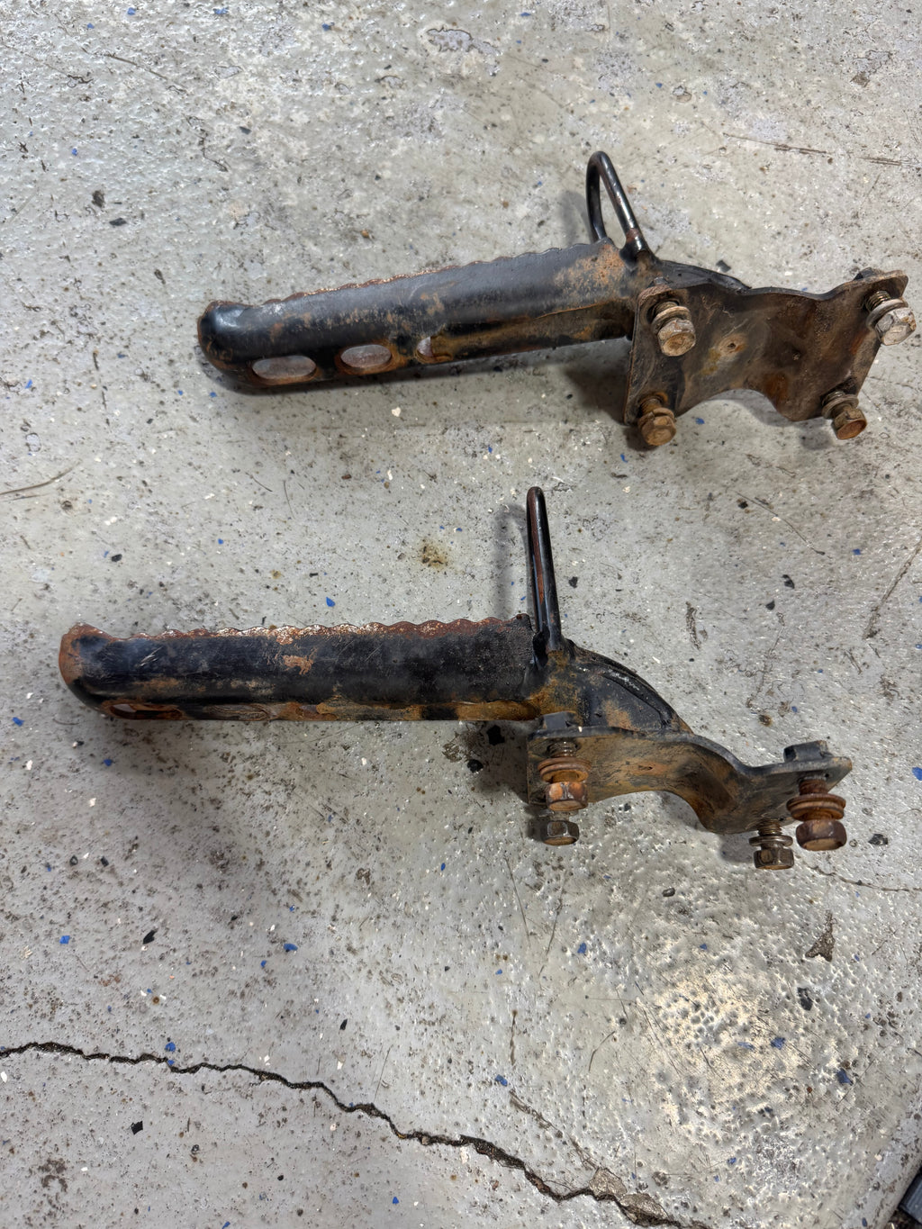 1989-2005 Kawasaki Bayou 4x4 Left Right Foot Rest Pegs