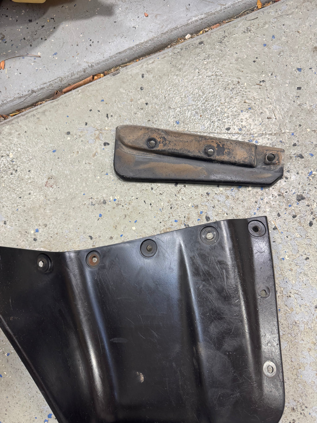 1989-2005 OEM Used Kawasaki Bayou 4x4 Mud Flaps Fender Plastics