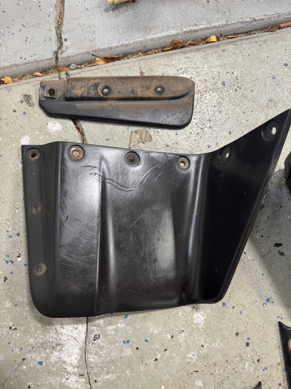 1989-2005 OEM Used Kawasaki Bayou 4x4 Mud Flaps Fender Plastics