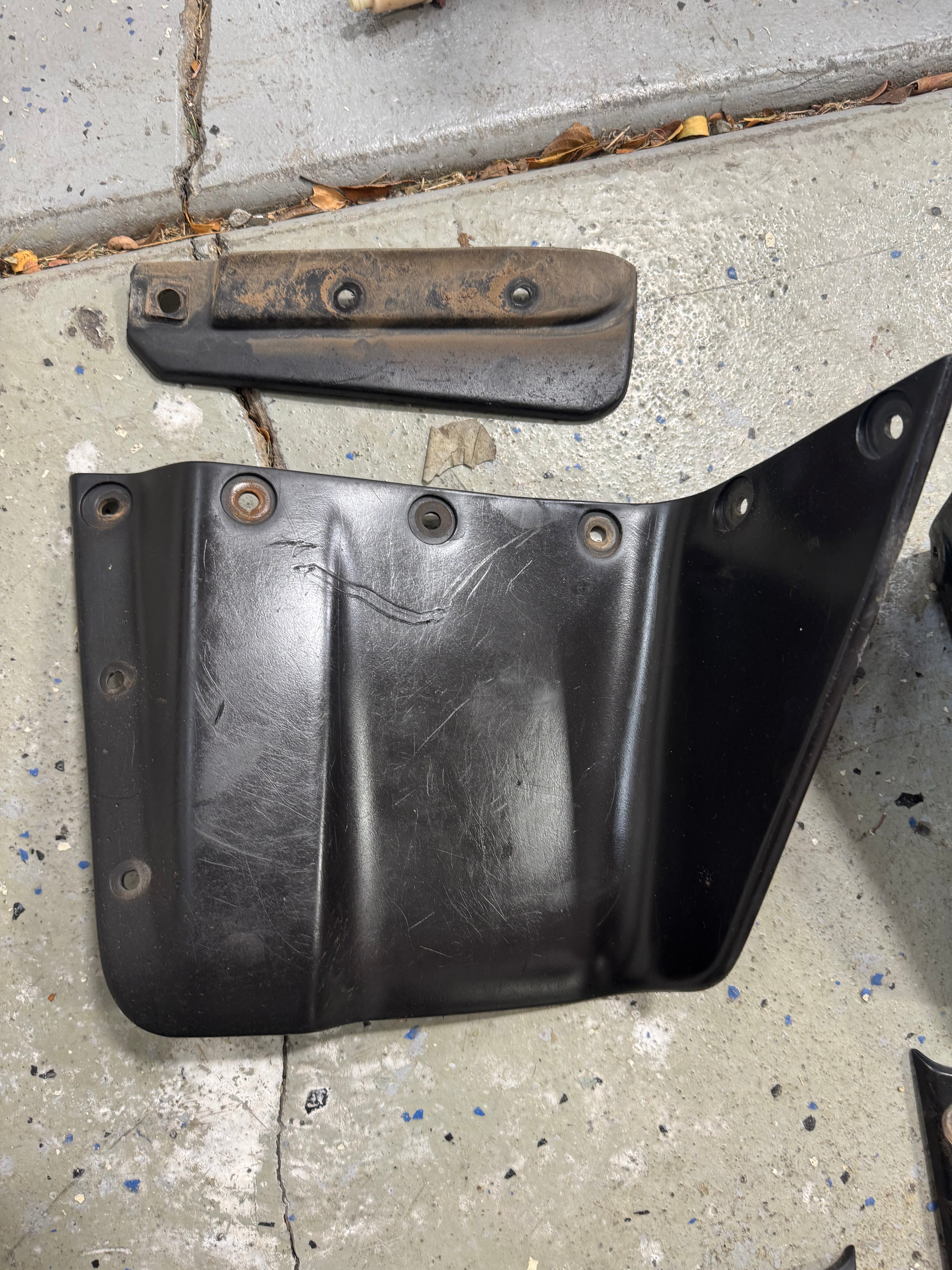 1989-2005 OEM Used Kawasaki Bayou 4x4 Mud Flaps Fender Plastics