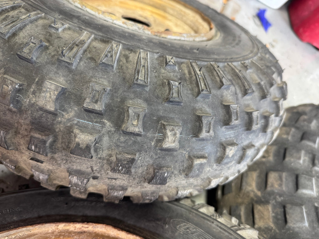1986 Honda Fourtrax 125cc Used Front Rear Wheels & Tires