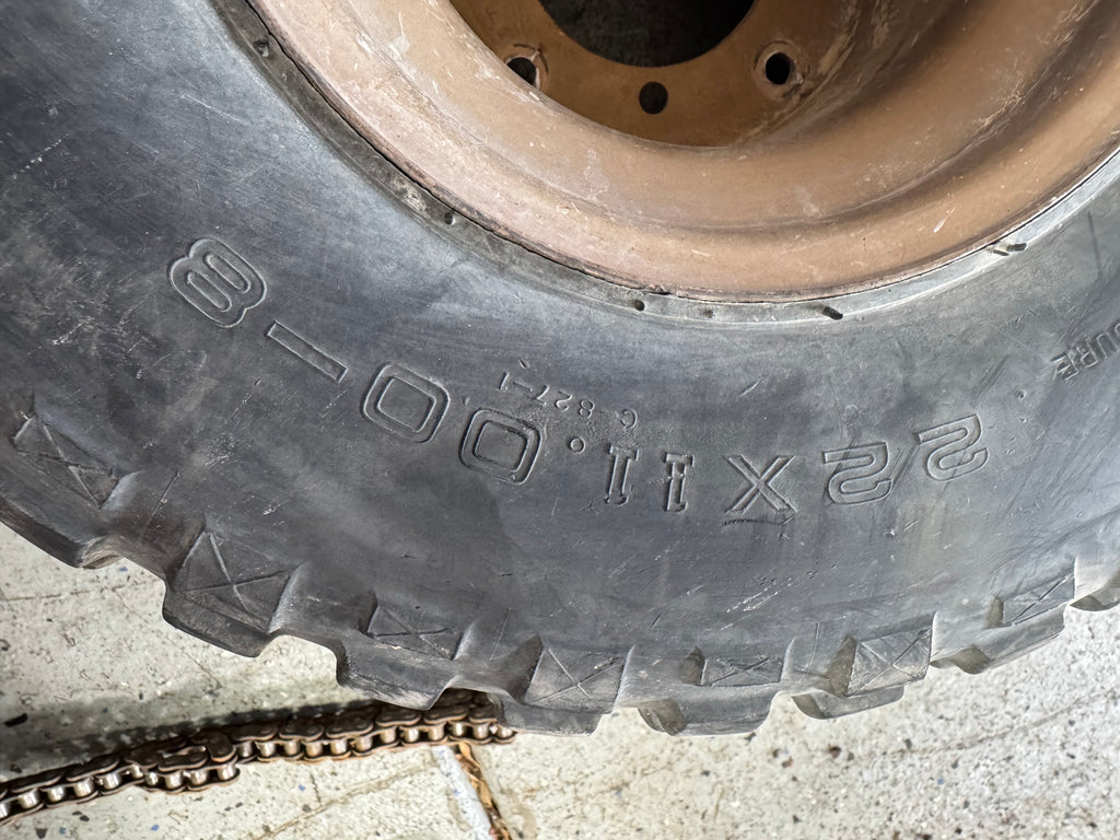 1986 Honda Fourtrax 125cc Used Front Rear Wheels & Tires