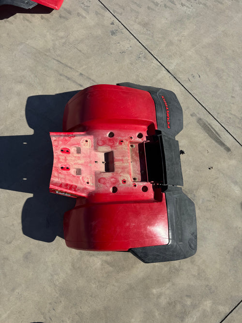 1986 Honda Fourtrax 125cc Front Rear Plastics Red TRX125