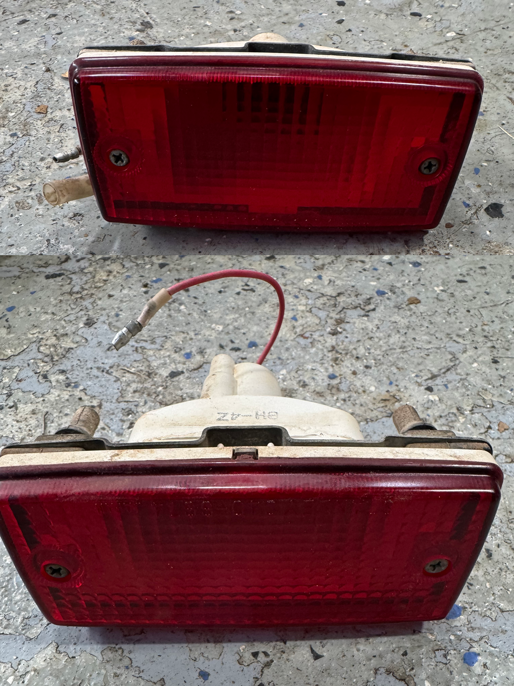 1989-2005 OEM Used Kawasaki Bayou 4x4 Rear Tail Light Plastics